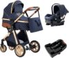 Hustlepapa Baby Stroller 3 In 1 Travel System