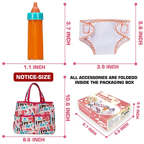 Bakatatoyz 14 Pack Baby Doll Accessories Set - Image 5
