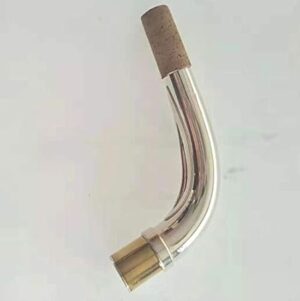 shuangming Baritone Saxophone Neck Silver Plated 21.5mm