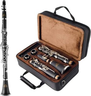 EASTROCK Bb Clarinet 17 Keys ABS Material