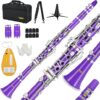 VANPHY Bb Clarinet For Beginners, 17 Keys Clarinet