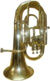 NauticalMart Bb/F 4 Valve Euphonium With Case
