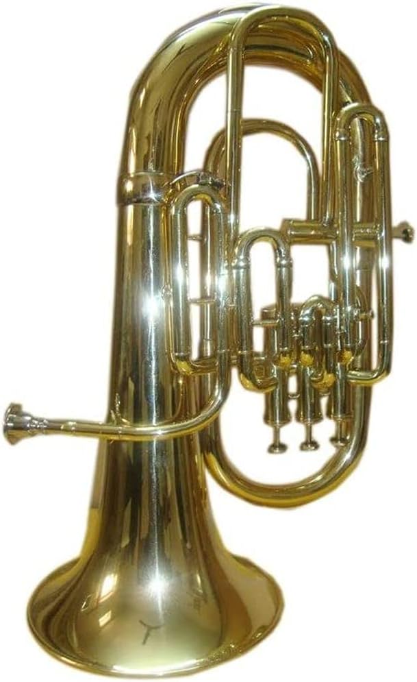 NauticalMart Bb/F 4 Valve Euphonium With Case