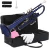 Ktaxon Bb Standard Trumpet for Beginners, 7C Mouthpiece
