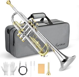 Asmuse Bb Standard Trumpet Set With Hard Case