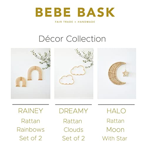 BEBE BASK Rattan Rainbow Nursery Decor Set - Image 5