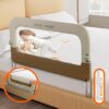 Deeteck Bed Guard Rail for Toddlers – Adjustable Heights & Folding Portable