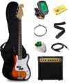 Stedman Pro Beginner Bass Guitar Bundle – Sunburst