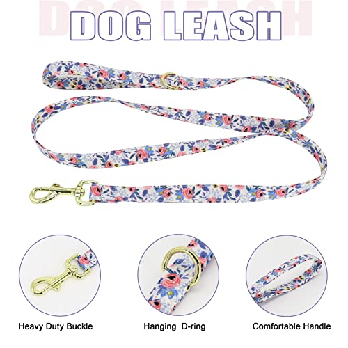 Beirui Cute Girl Dog Collar Leash Set XS - Image 5