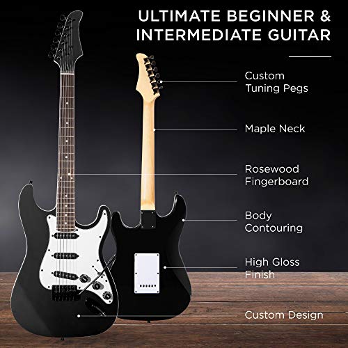 Best Choice Products Beginner Electric Guitar Starter Kit, Jet Black - Image 3
