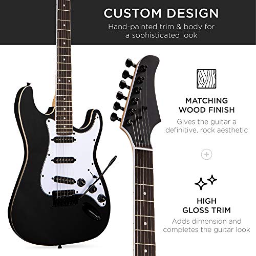 Best Choice Products Beginner Electric Guitar Starter Kit, Jet Black - Image 5