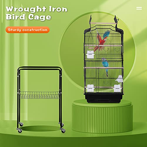 BestPet Wrought Iron Bird Cage With Stand - Image 3