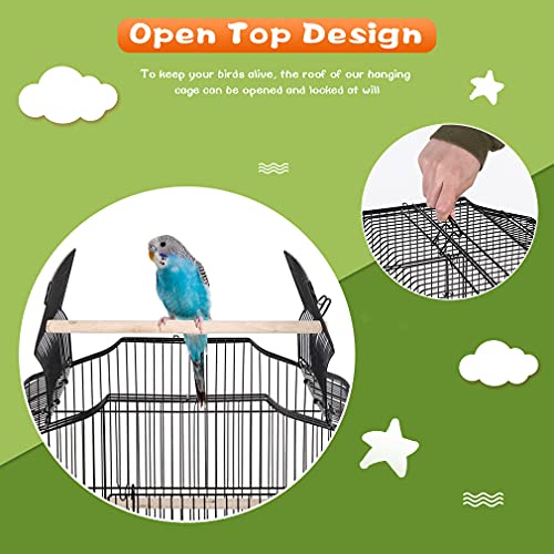 BestPet Wrought Iron Bird Cage With Stand - Image 4
