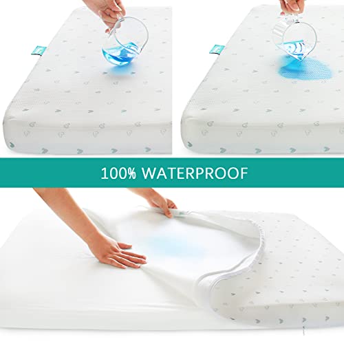 Biloban Bassinet Mattress Pad, Waterproof Baby Foam - Image 5