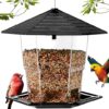 Jealoeur Bird Feeders Outdoor Hanging Wild Bird Seed