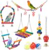 lovyoCoCo Bird Parakeet Swing Chewing Toy Hammock