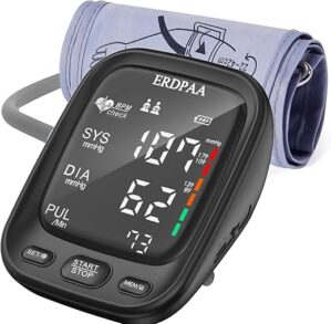 ERDPAA Blood Pressure Monitor With Voice Broadcasting