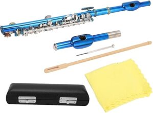 Tomotato Blue Nickel Plated Beginner Piccolo Flute