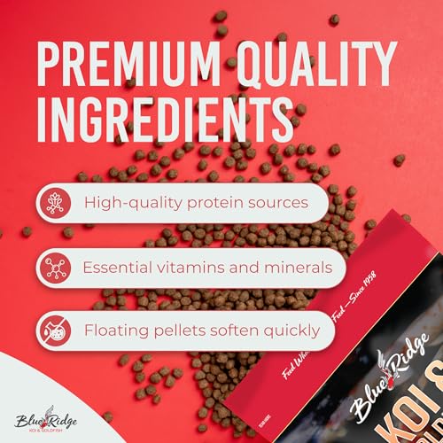 Blue Ridge Fish Hatchery Koi Fish Food 2lb Mini Growth Formula - Image 4