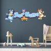 Custom Blue Wall Decal Theme Sticker