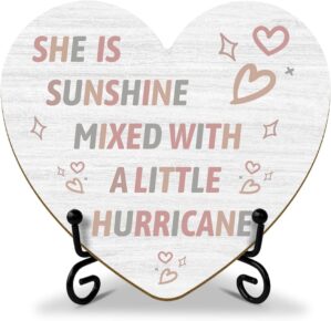 HUQIL Boho Girl Room Decor Heart Keepsake