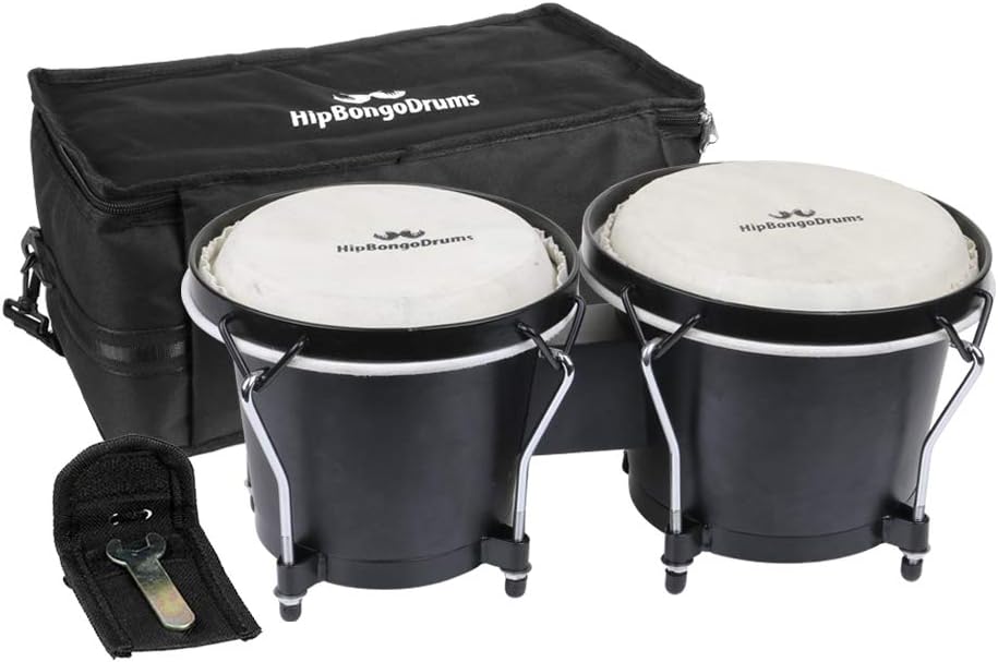 Comfecto Bongo Drum Set, Tunable Percussion Instruments