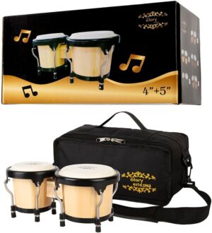 GLORY ESTD. 1962 Bongo Drums 4” And 5” With Bag