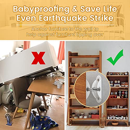 Booda Brand Furniture Anchors Baby Proofing 10 Pack - Image 2