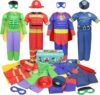 Teuevayl Boys Muscle Chest Dress Up Costumes Set