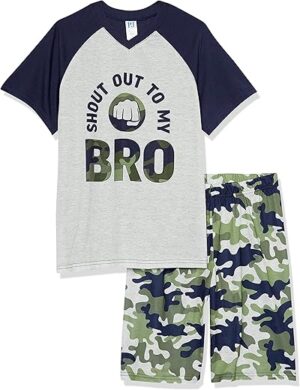The Children’s Place Boys Short Sleeve Pajama Set 2 Piece