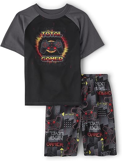 The Children's Place Boys' Short Sleeve Pajama Set
