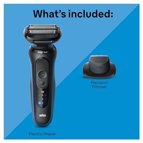 Braun Electric Shaver Series 5 5118s, Blue - Image 3