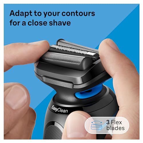 Braun Electric Shaver Series 5 5118s, Blue - Image 4