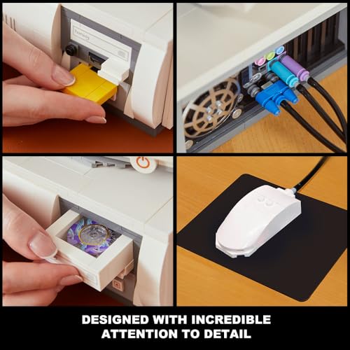 BRICKKK Retro Computer Block Set, Vintage Architecture Model Building Kit - Image 5