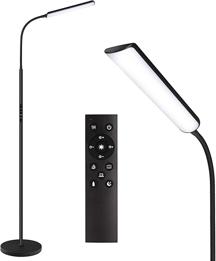 Dimunt Bright 15W Floor Lamp With Timer