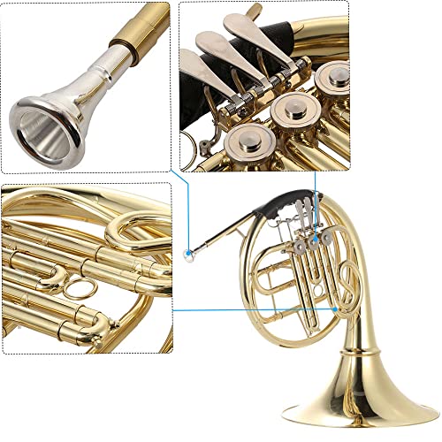 Btuty Single French Horn 3 Key Brass - Image 5