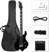 Ktaxon Burning Fire Design Electric Guitar Kit, 36-inch HSH