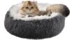 Something Different Calming Round Fluffy Cat Bed, 20”