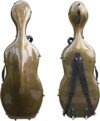yinfente Carbon Fiber Cello Case, Hard Shell
