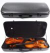 WUQIMUSC Carbon Fiber Violin Viola Case With Backstraps