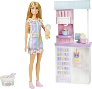 Barbie Careers Playset, Ice Cream Shop Set