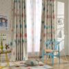 Melodieux Cartoon Trees Blackout Curtain 84″ L