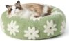 LE SURE Cat Bed Donut Small Dog Bed, 20 Inch, Green