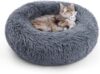 rabbitgoo Cat Beds, 20 Inches Fluffy Round Cuddler