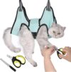 JDMYCYCQXF Cat Grooming Hammock Harness, XS