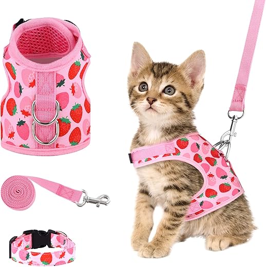 URATOT Cat Harness And Leash Set, X-Small