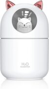 YUNLOVXEE Cat Small Humidifier – 300ml Mini Cool Mist