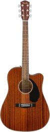 Fender CD-60SCE All-Mahogany Dreadnought Cutaway Guitar