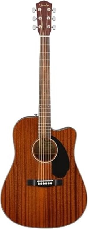 Fender CD-60SCE All-Mahogany Dreadnought Cutaway Guitar