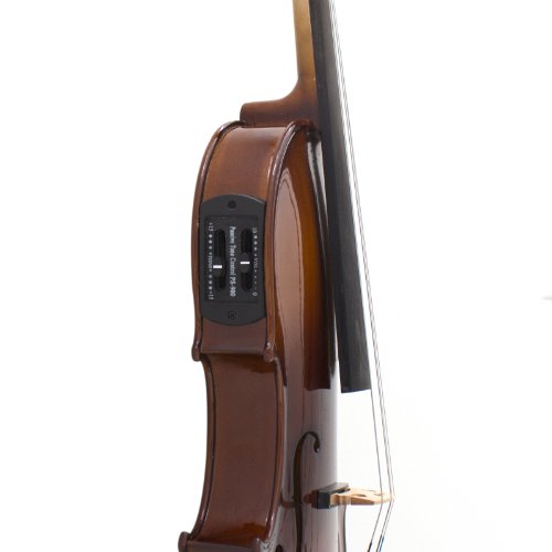 Cecilio CVNAE-330 Ebony Acoustic/Electric Violin - Image 5